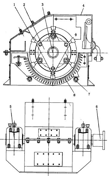 錘式破碎機結構