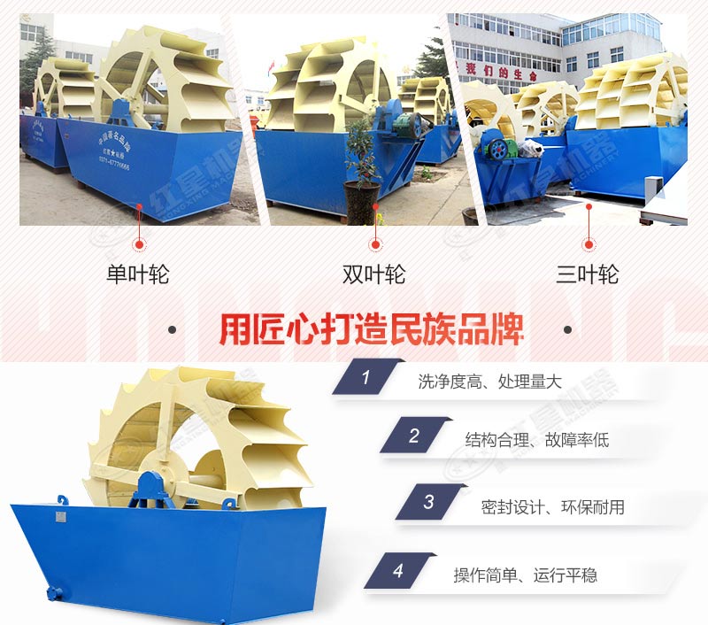 紅星水洗沙機設備價格工廠直銷