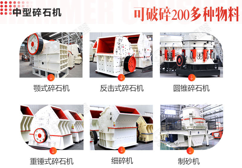 石子破碎機類型